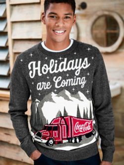 Mens coca cola christmas jumper best sale