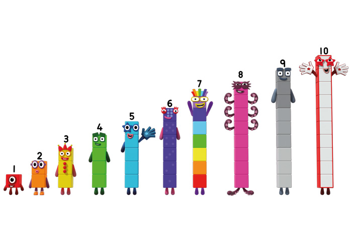 NumberBlocks 9 Tall